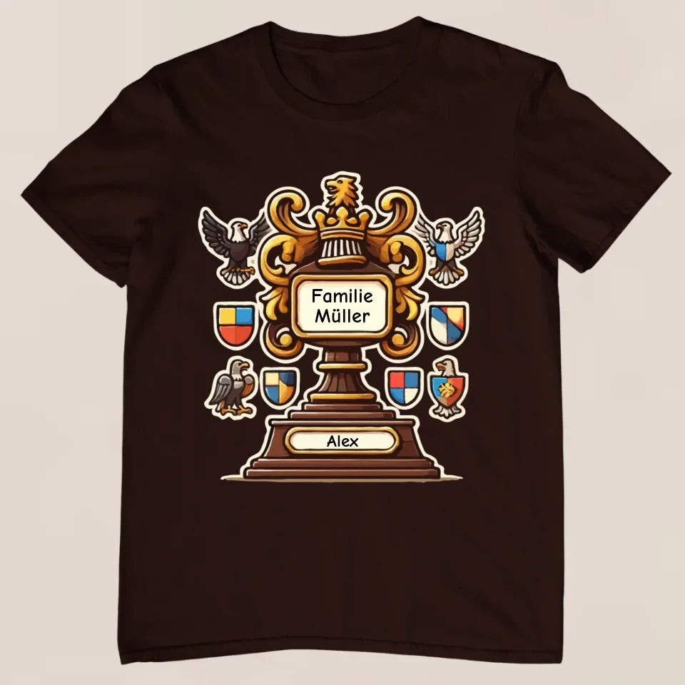 Familienwappen - Personalisiertes T-Shirt
