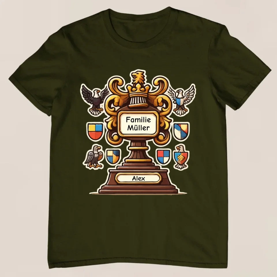 Familienwappen - Personalisiertes T-Shirt
