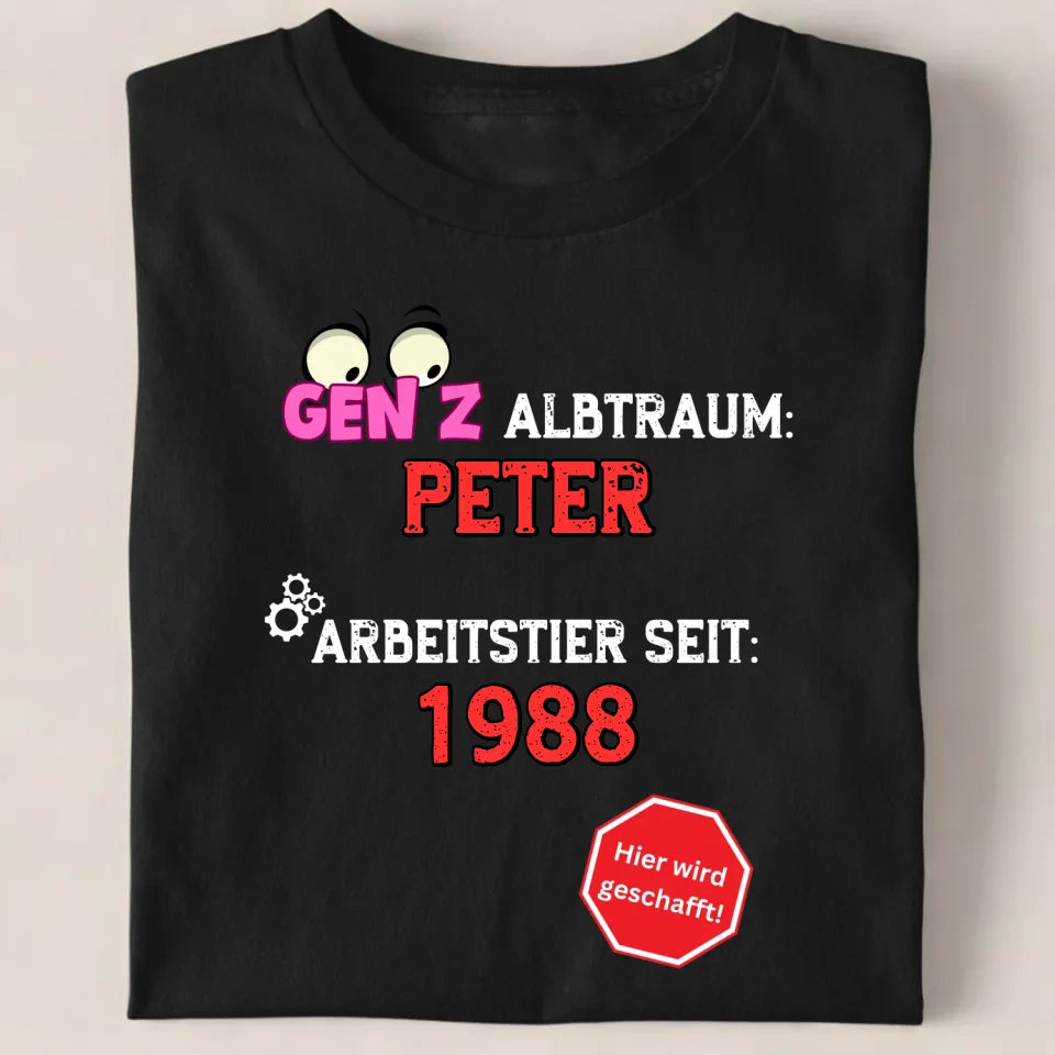 Schwarz Unisex T-Shirt