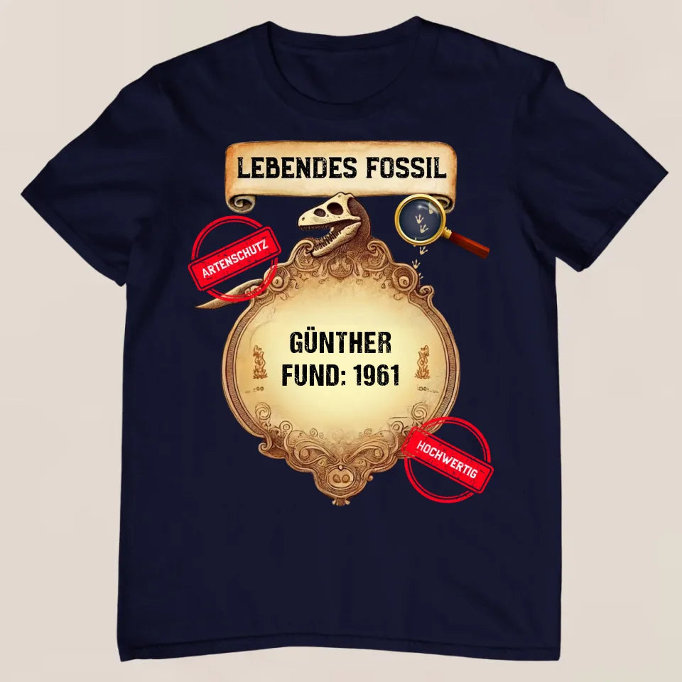 Lebendes Fossil - Personalisiertes T-Shirt