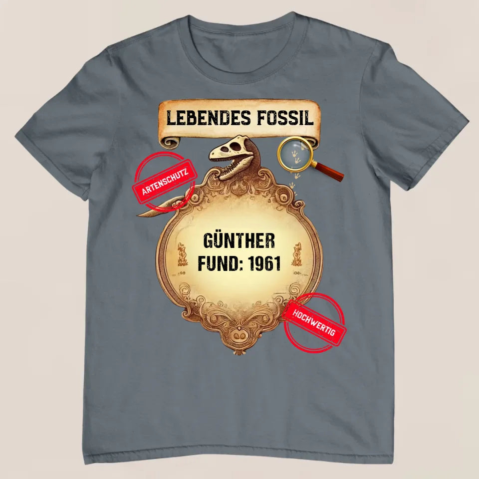 Lebendes Fossil - Personalisiertes T-Shirt