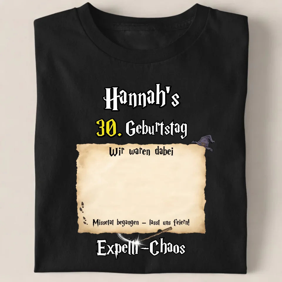 Schwarz Unisex T-Shirt