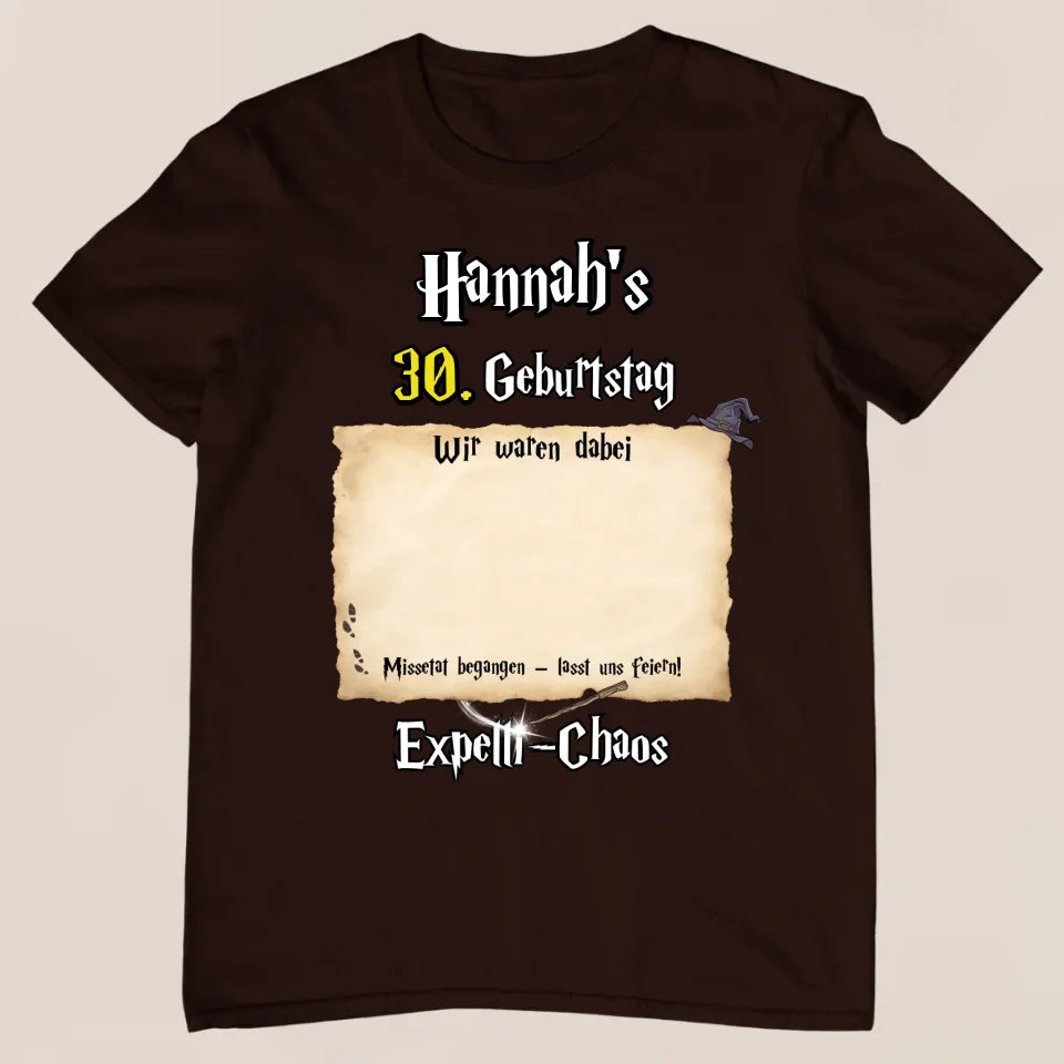 Zauberparty - Personalisiertes T-Shirt