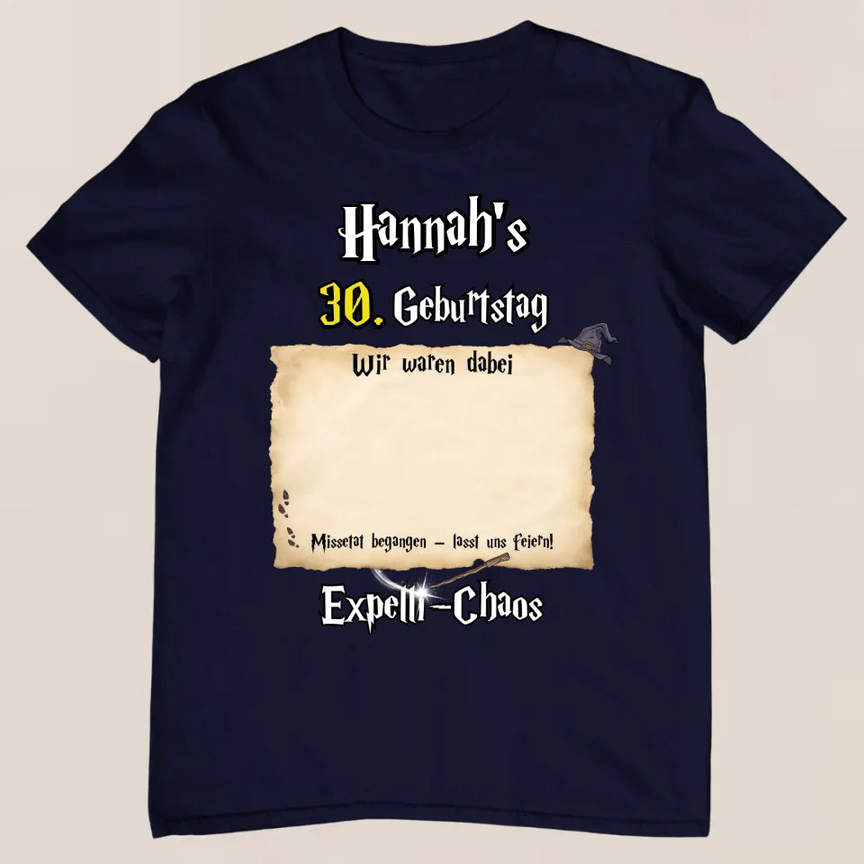 Zauberparty - Personalisiertes T-Shirt