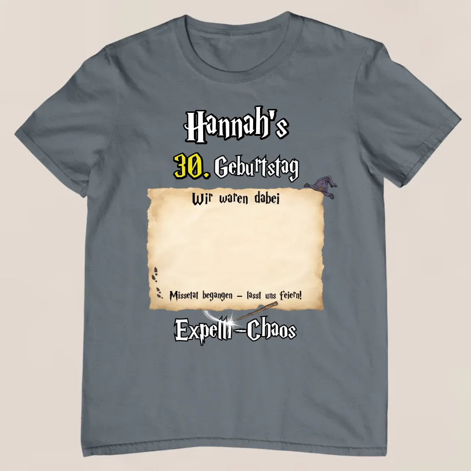 Zauberparty - Personalisiertes T-Shirt