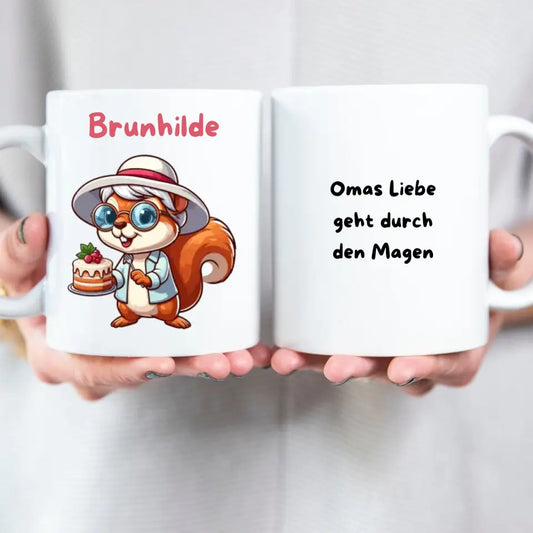 Omas Liebe - Personalisierte Tasse