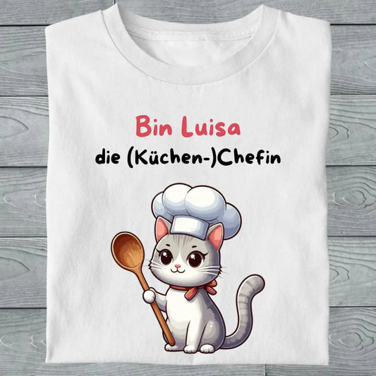 Küchenchefin - Personalisiertes T-Shirt