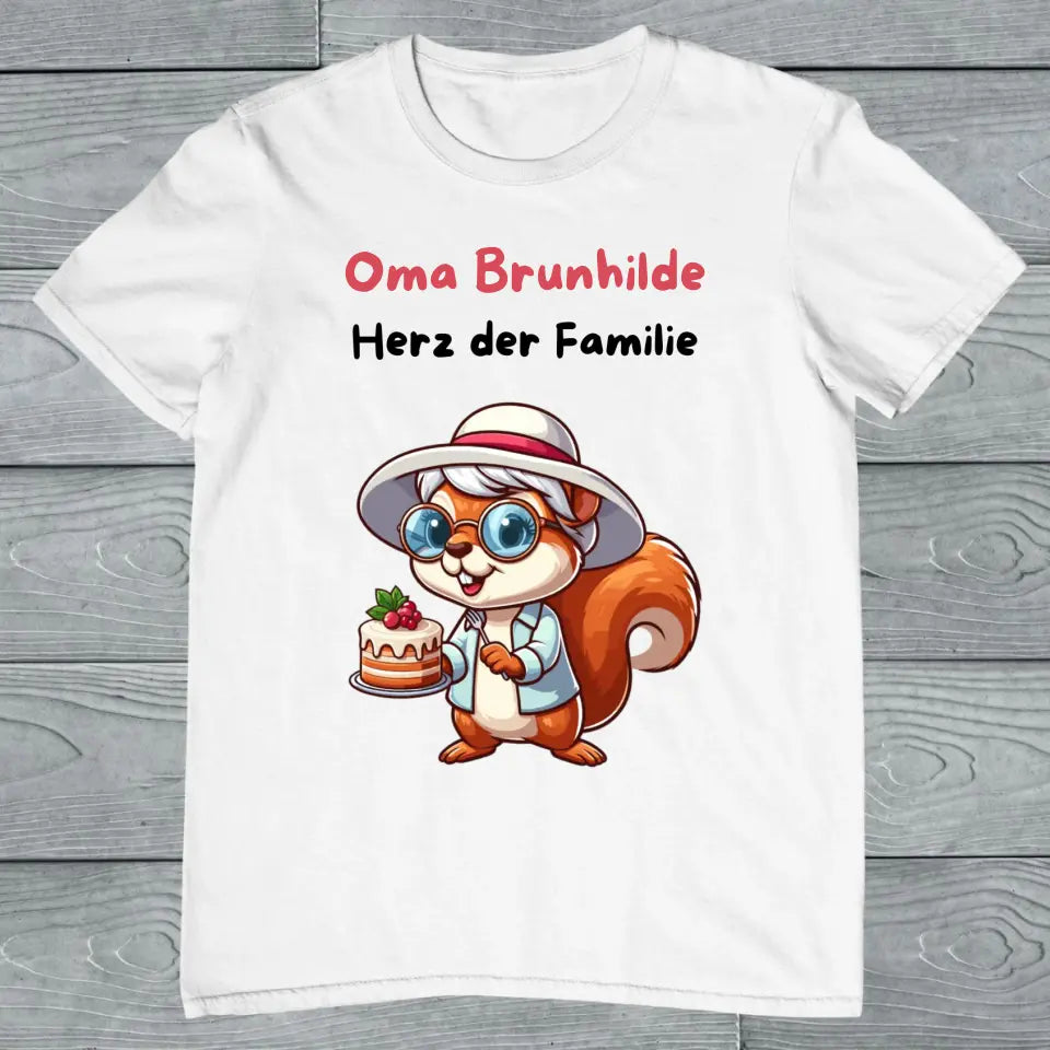 Omas Liebe - Personalisiertes T-Shirt