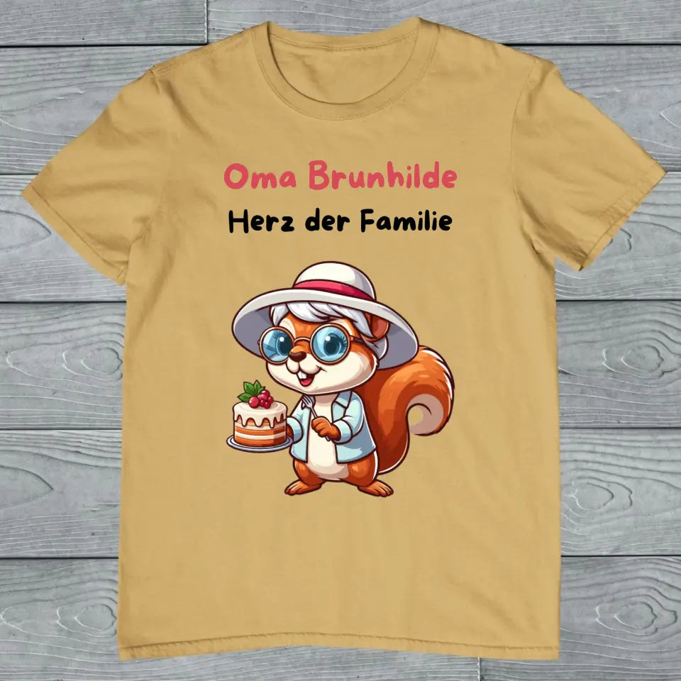 Omas Liebe - Personalisiertes T-Shirt