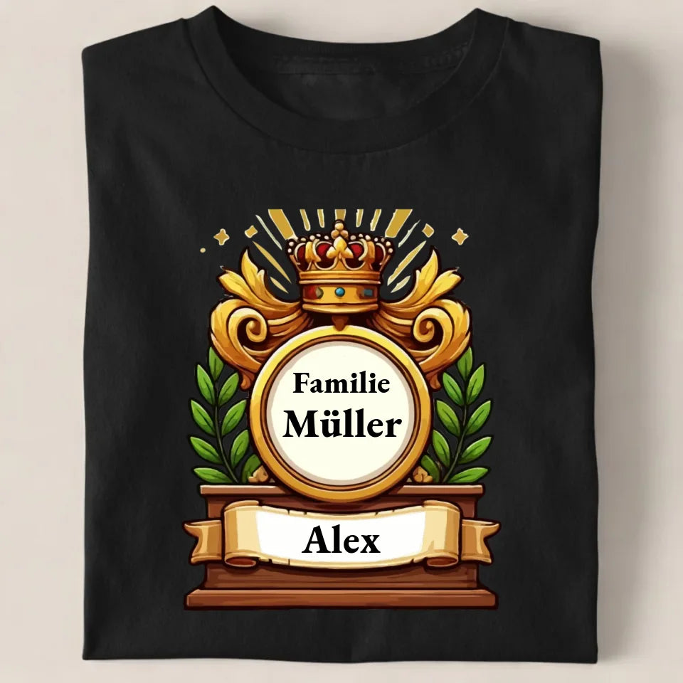 Schwarz Unisex T-Shirt