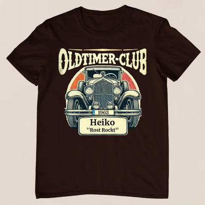 Oldtimer-Club - Personalisiertes T-Shirt