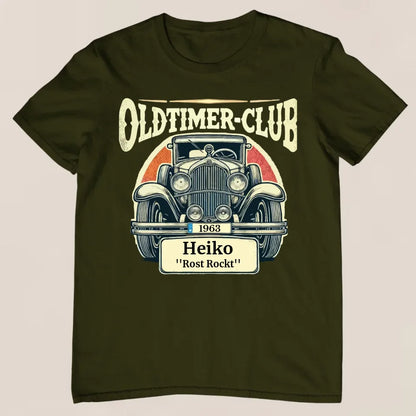 Oldtimer-Club - Personalisiertes T-Shirt