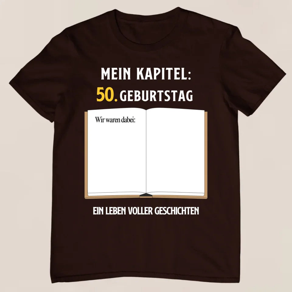 Mein Kapitel - Personalisiertes T-Shirt