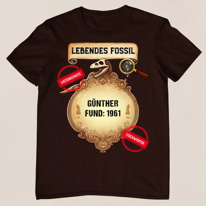 Lebendes Fossil - Personalisiertes T-Shirt