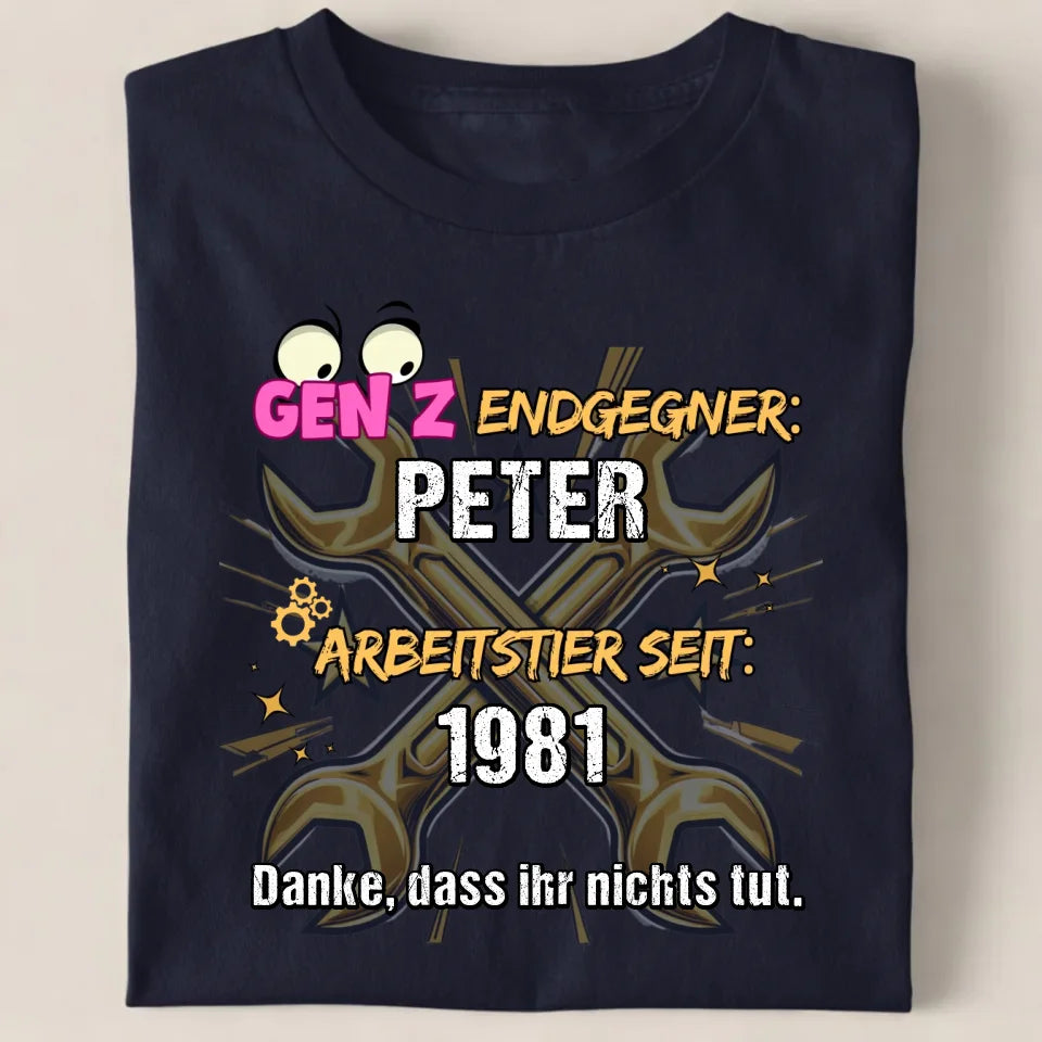 Blau Unisex T-Shirt