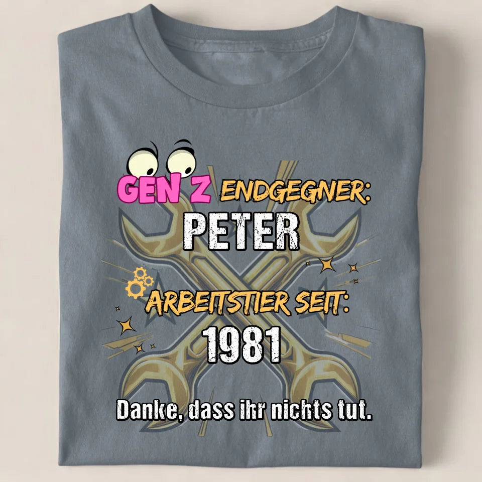 Grau Unisex T-Shirt