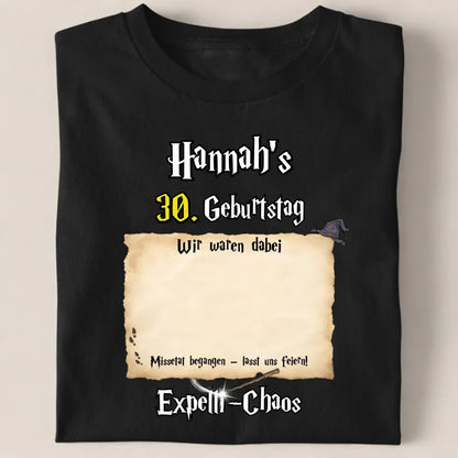 Schwarz Unisex T-Shirt