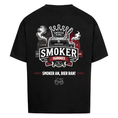 Smoker King - Personalisiertes Oversized Shirt
