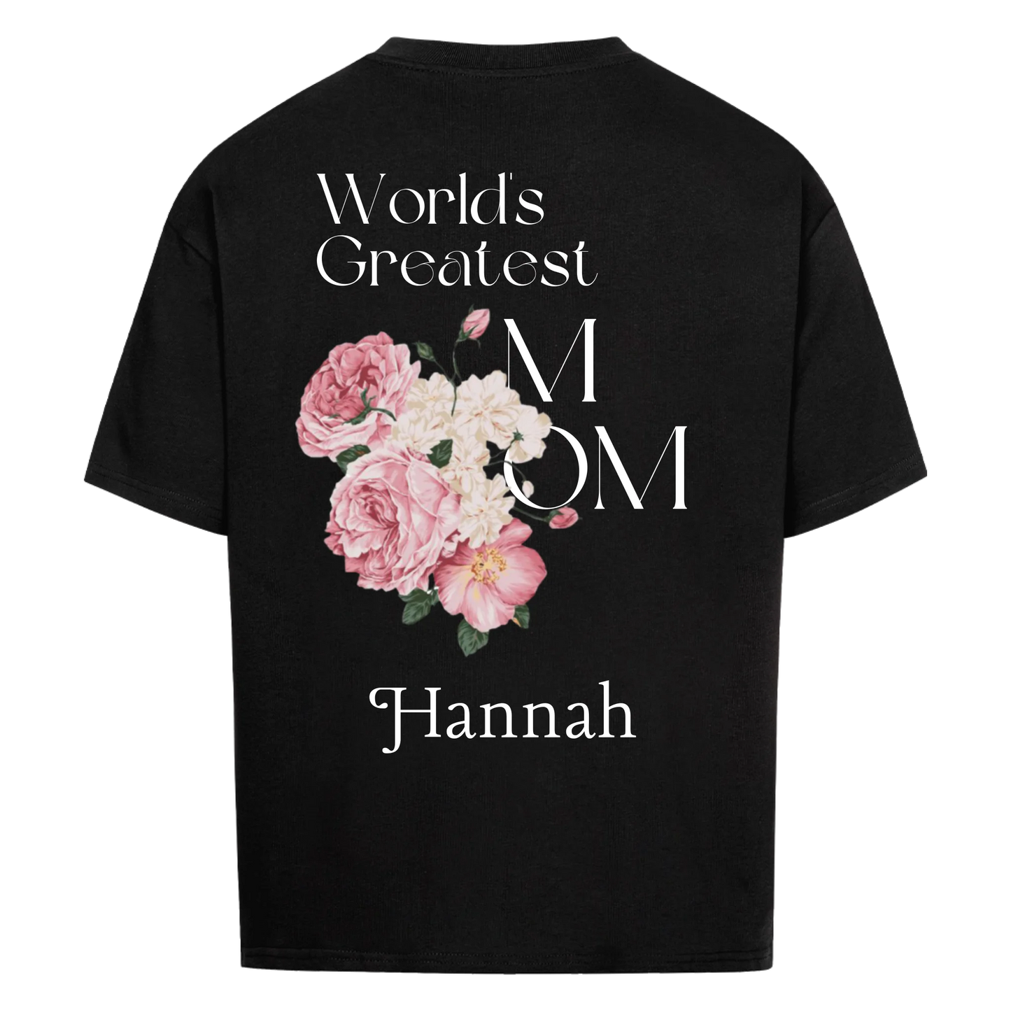 Greatest Mom - Personalisiertes Oversized Shirt