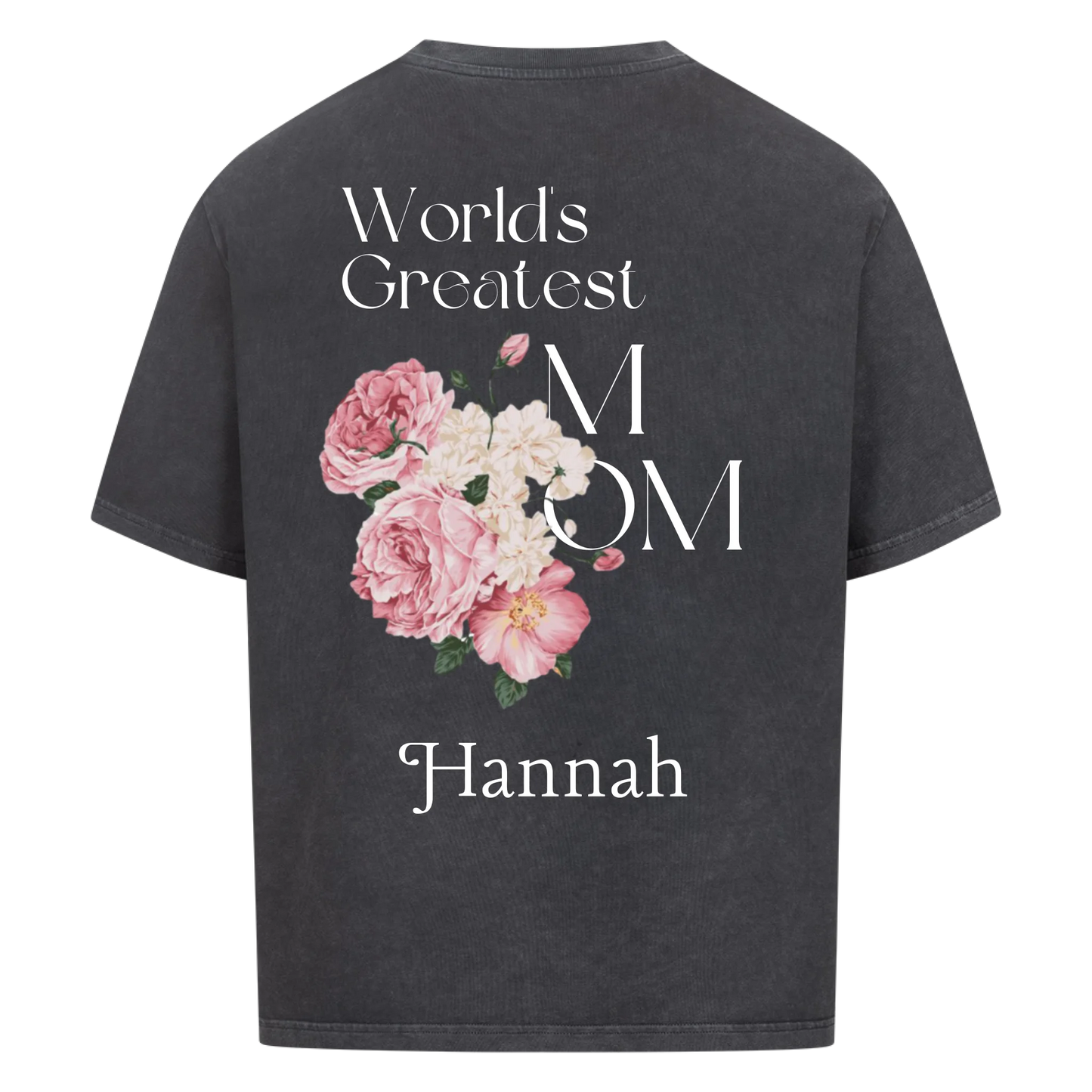 Greatest Mom - Personalisiertes Oversized Shirt