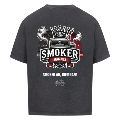 Smoker King - Personalisiertes Oversized Shirt