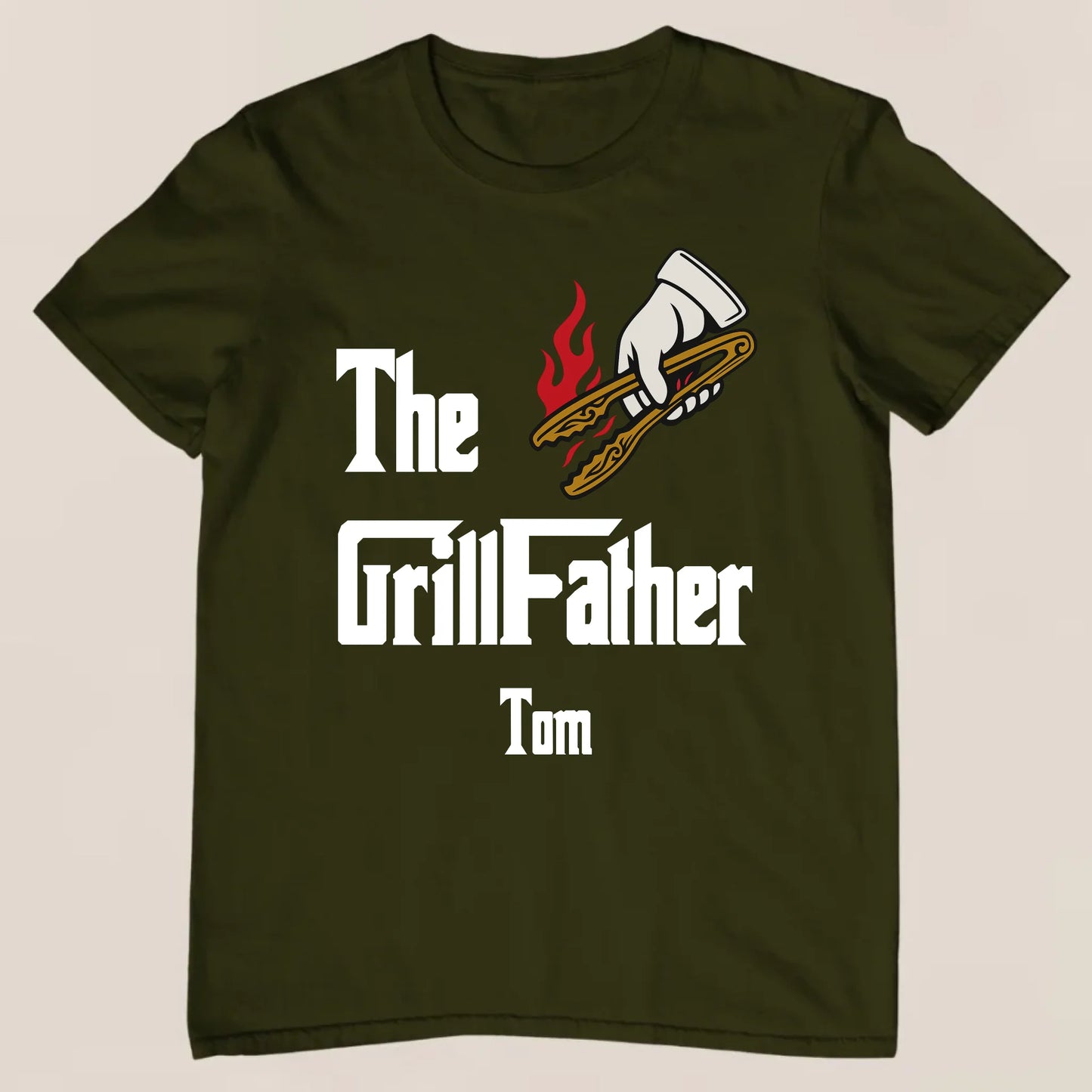 Grillfather - Personalisiertes T-Shirt