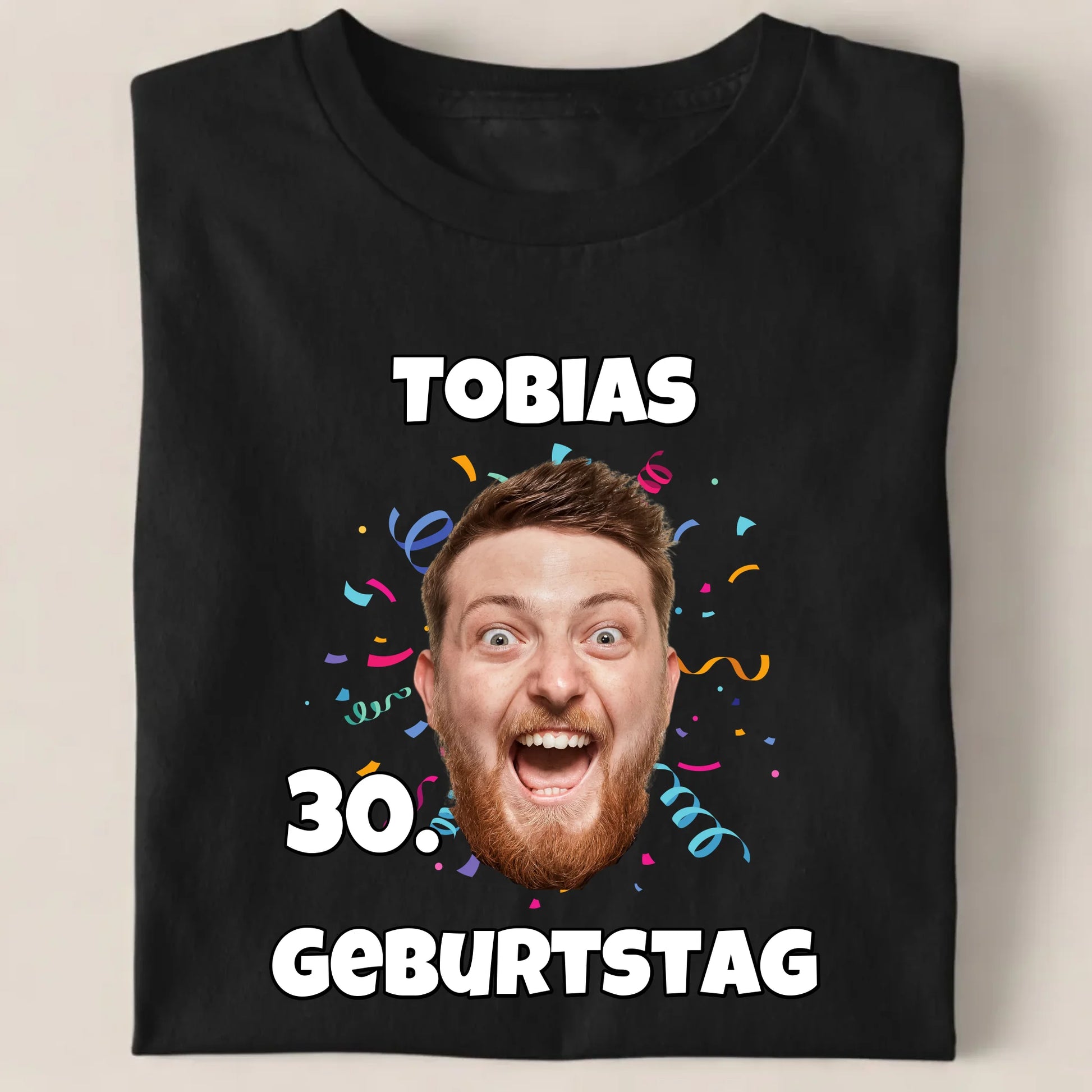 Schwarz Unisex T-Shirt