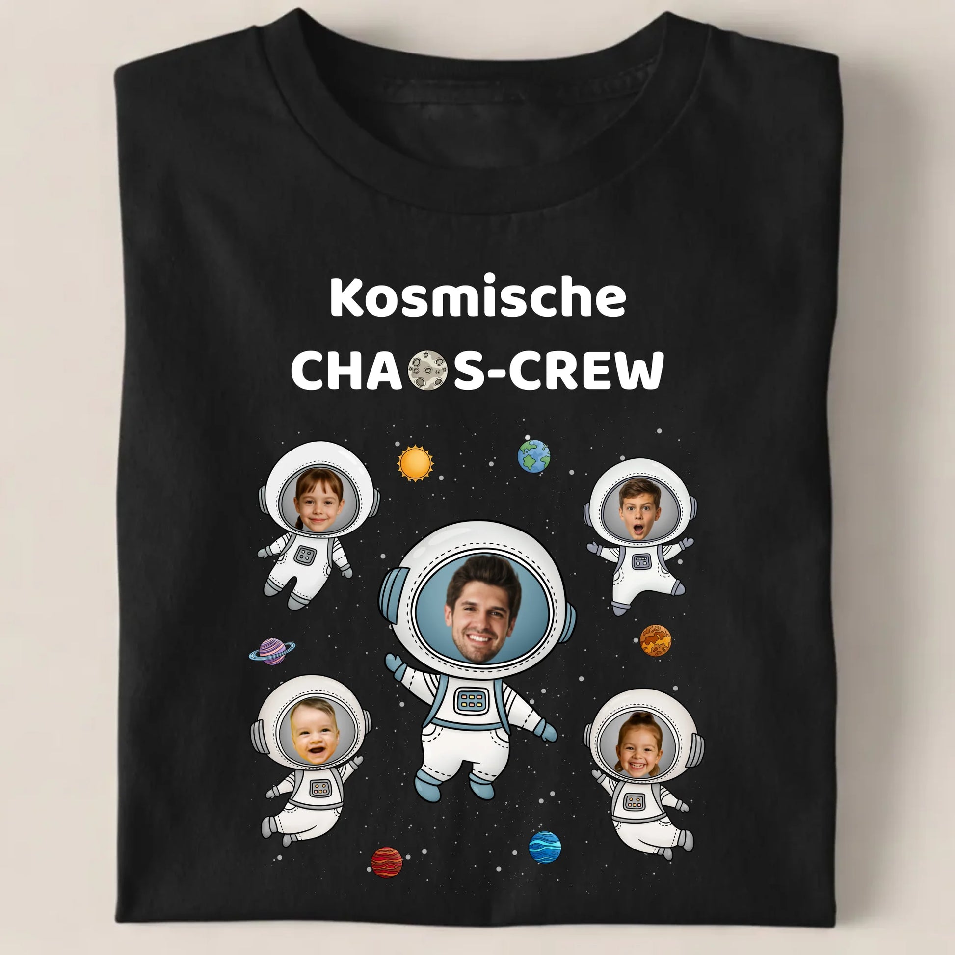 Schwarz Unisex T-Shirt