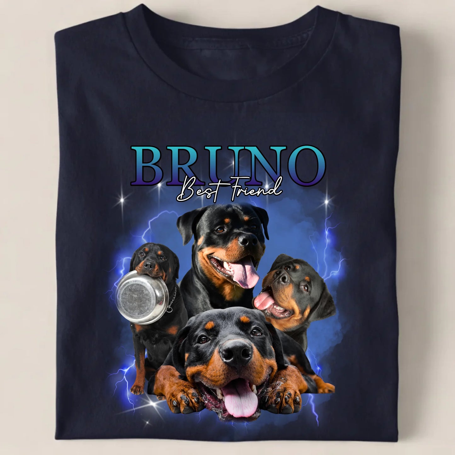 Blau Unisex T-Shirt