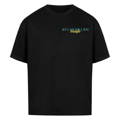 Bücherwurm - Personalisiertes Oversized Shirt