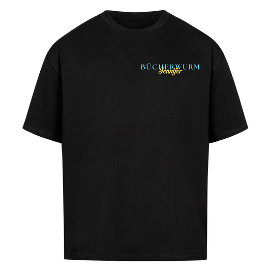 Bücherwurm - Personalisiertes Oversized Shirt