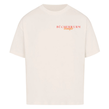 Bücherwurm - Personalisiertes Oversized Shirt