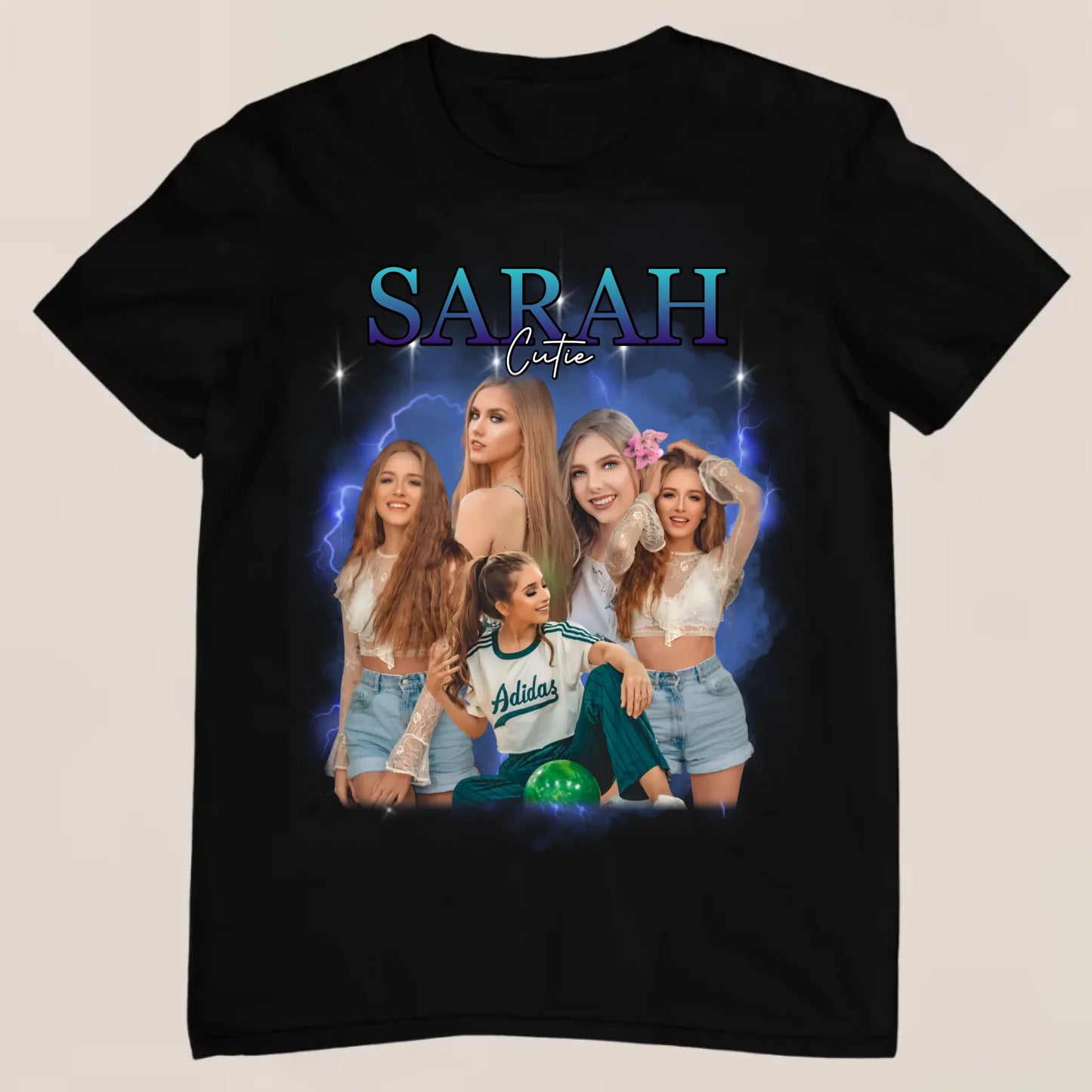 90er Vintage Bootleg - Personalisiertes T-Shirt