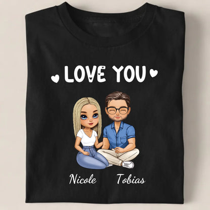 Schwarz Unisex T-Shirt