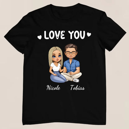 Pärchen - Personalisiertes T-Shirt
