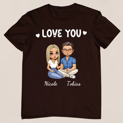 Pärchen - Personalisiertes T-Shirt