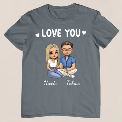 Pärchen - Personalisiertes T-Shirt