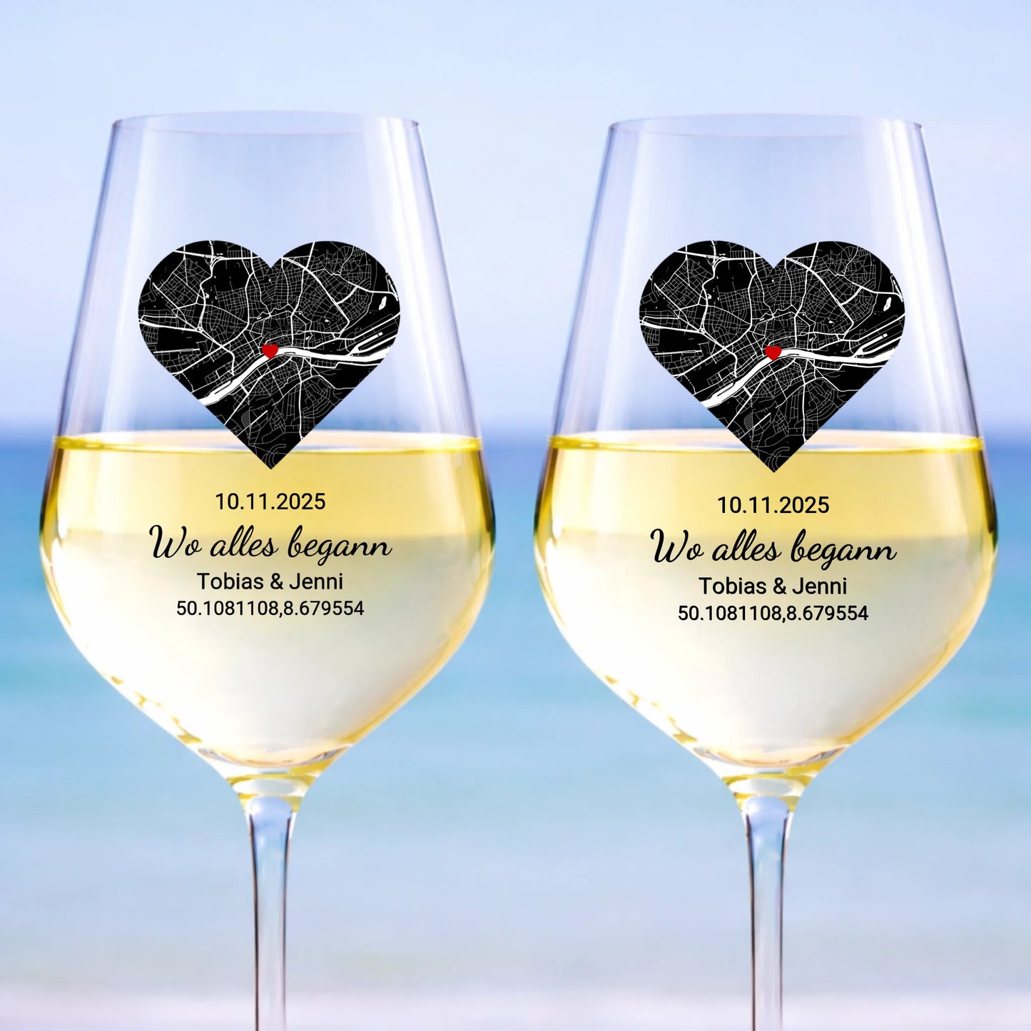Mockup Weinglas 2er-Set