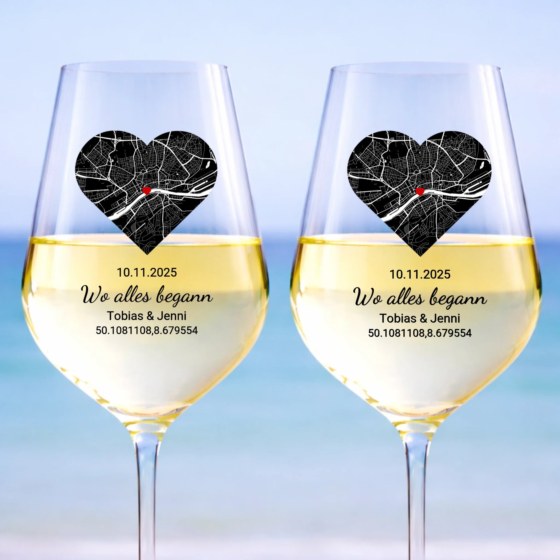Mockup Weinglas 2er-Set