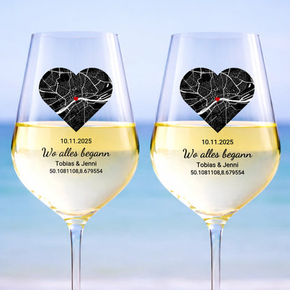 Mockup Weinglas 2er-Set