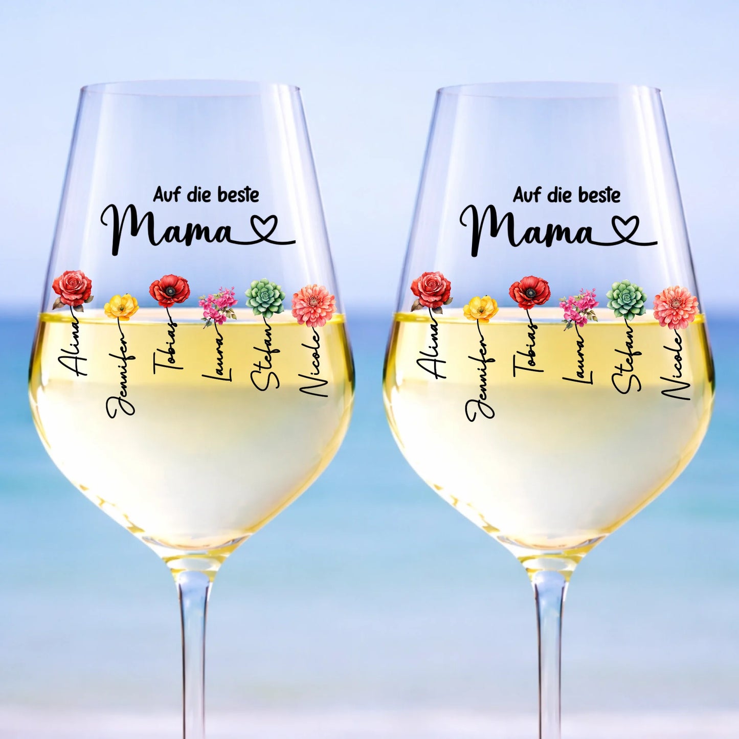 Mockup Weinglas 2er-Set